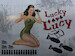 Lucky Lucy Metal Sign - pin up 5737