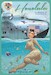 Honolulu Clipper Pan American Airways Vintage metal Pin-up Wings poster AV0004