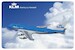 KLM Boeing 747-400 PH-BFW last KLM Boeing 747 FAREWELL flight - metal poster metal sign 