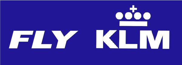 FLY KLM Sticker large size FLYKLM