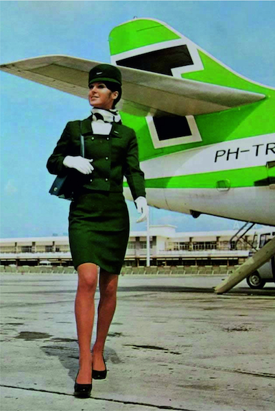 Transavia Vintage metal poster metal sign V4-HV
