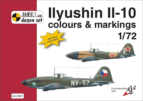 Ilyushin Il10 Colours & Markings + decals 9788086637051