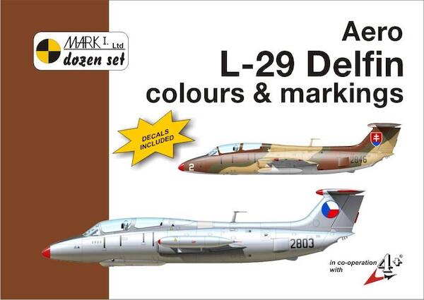 Aero L29 Delfin colours and markings + decals MKD48007