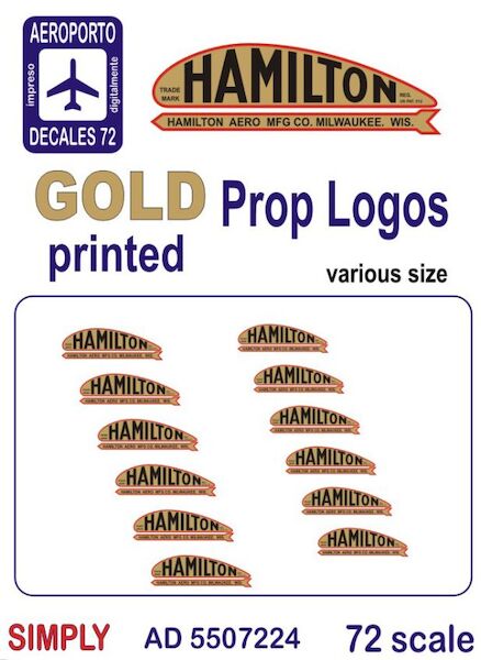 Prop Logos Gold Printed (Hamilton Standard)  Ad5507224