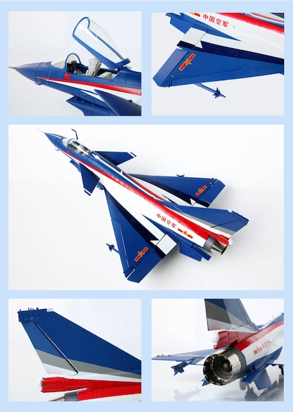 J-10 perform aircraft Chinese Air Force PLAAF Aerobatics Team (very small imperfections hardly visible) AF1-0049