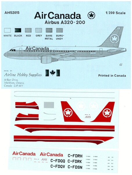 A320-200 (Air Canada)  AHS2015