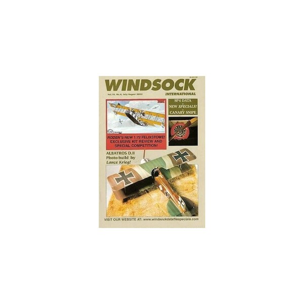 Windsock International Vol 19 No4  July/August 2003  WINDSOCK INTL.