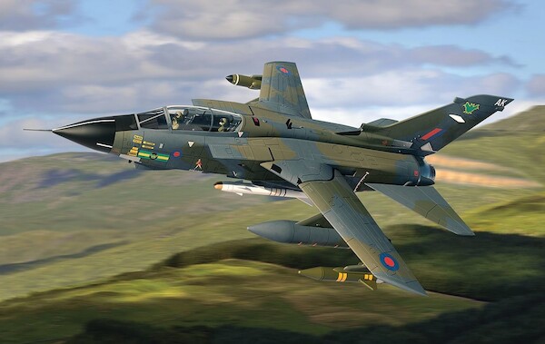 Tornado GR1, ZD748/AK, Johnnie Walker 'Still Going Strong', RAF No.9 Squadron (Nose gear doors missing) Was 214,95  AA29401