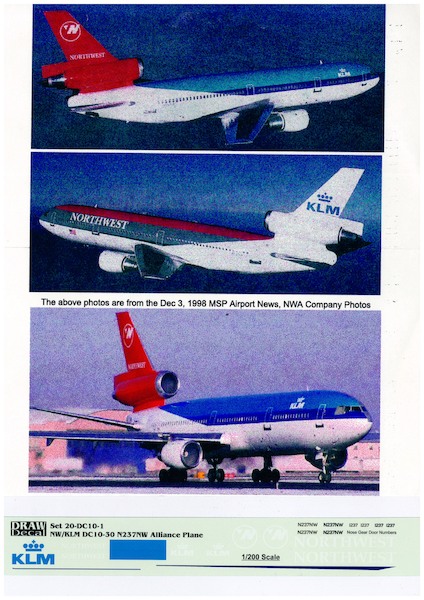 DC10-30 KLM/Northwest Hybrid 20-DC10-1