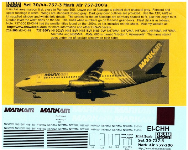 Boeing 737-200 (MarkAir)  44-737-3