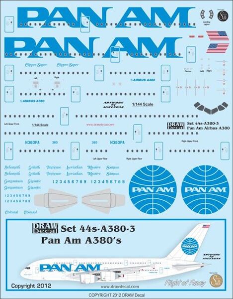 A380 (PanAm) Flight of Fancy 44-A380-3