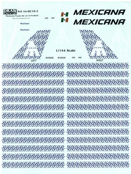 DC10-30 Mexicana  44-DC10-2