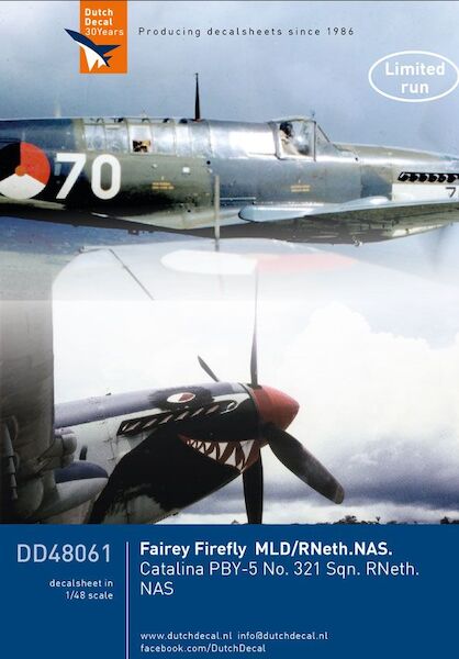 Fairey Firefly (MLD) PBY5 Catalina 321sq RNeth Navy/ MLD (REPRINT)  DD48061