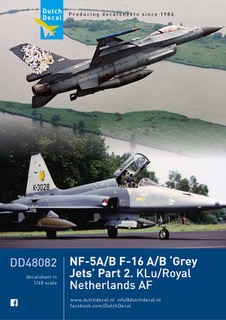 Grey Jets, NF5A/B and F16A/B (KLu/R.NethAF) DD48082