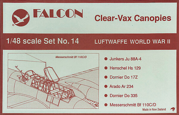 Luftwaffe WW2 (Ju88,HS129,Do17,AR234,Do335,ME110) VAX14