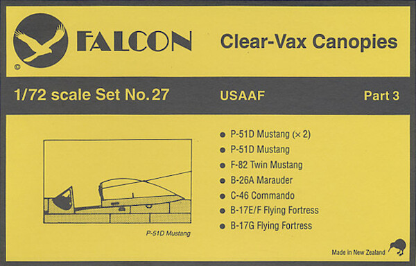 USAAF Part 3 (P51D,F82,B26A,C46,B17E/F/G) VAX27