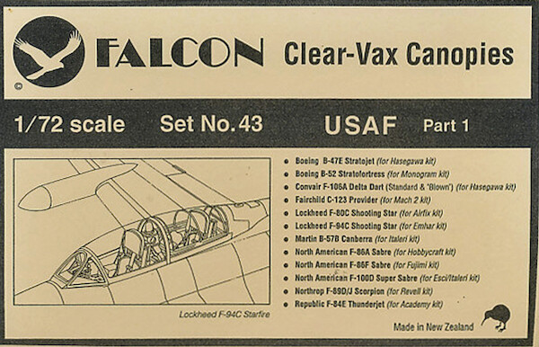USAF Clearvax Canopies Part 1 VAX43