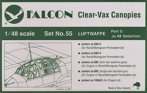 Luftwaffe Canopies Part 5 (Ju88-Ju188 Selection) VAX55