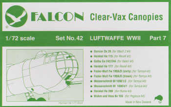 Luftwaffe ClearVax Canopies Part7 VAX42
