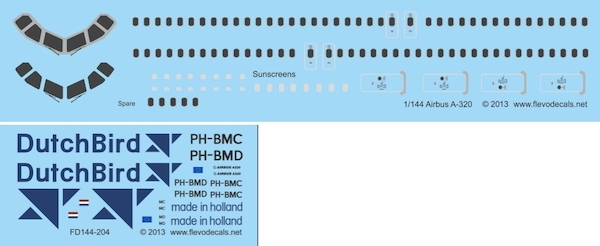 Airbus A320 (Dutchbird)  FD144-204