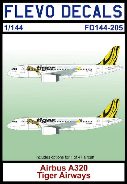 Airbus A320 (Tiger Airways) (LAST STOCKS)  FD144-205