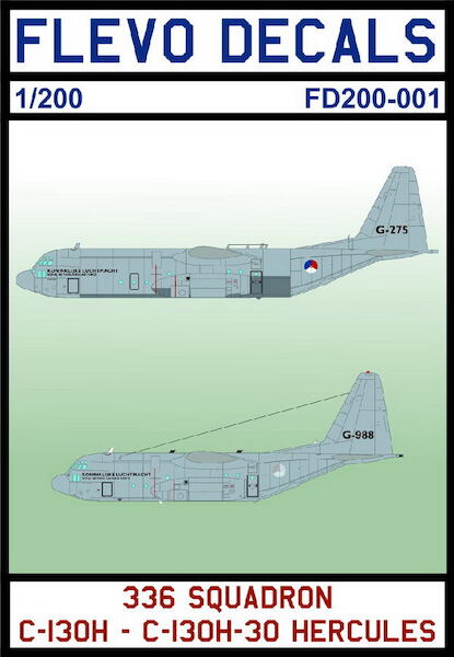 Lockheed C130H / C130H-30 Hercules (336 Squadron KLu)  FD200-001