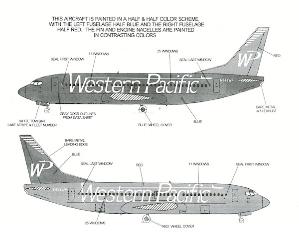 Boeing 737-200 (Western Pacific)  N010