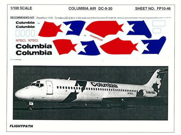 DC9-30 (Columbia Air)  FP10-46