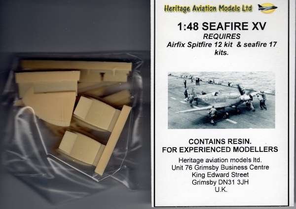 Seafire XV conversion set (Airfix Spitfire 12 & Seafire 17) HACV48032