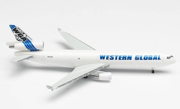 Herpa 1/500 Western Global Airlines McDonnell Douglas MD-11F N°535434