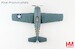Grumman F4F-4 Wildcat US Navy, "Operation Torch" Lt. DCdr. John Raby, VF-9, USS Ranger, Nov 1942  HA8907