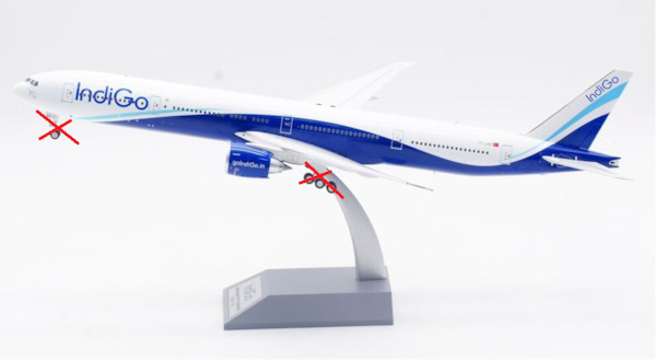 Boeing 777-300ER IndiGo TC-LKE in Flight (NO LANDINGGEARS) IF7736E0824