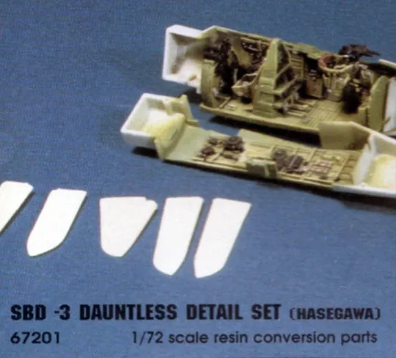 SBD-3 Dauntless Detail Set (Hasegawa)  JA67201