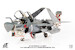 EA6B Prowler US Navy VAQ-136 Gauntlets, USS George Washington, 2012 - missing magnetic right pylon  JCW-72-EA6B-007