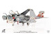 EA6B Prowler US Navy VAQ-136 Gauntlets, USS George Washington, 2012 - missing magnetic right pylon  JCW-72-EA6B-007