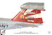 EA6B Prowler US Navy VAQ-136 Gauntlets, USS George Washington, 2012 - missing magnetic right pylon  JCW-72-EA6B-007