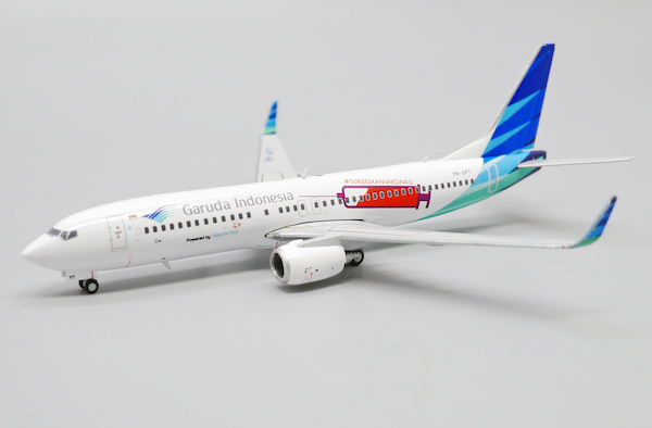 Boeing 737-800 Garuda Indonesia "SukseskanVaksinasi" PK-GFT LH4243
