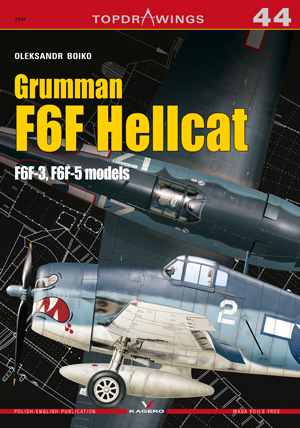 Grumman F6F Hellcat, F6F-3, F6F-5 models 9788365437563