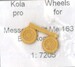 Wheels for Messerschmitt Me163B,C Komet 1:7205