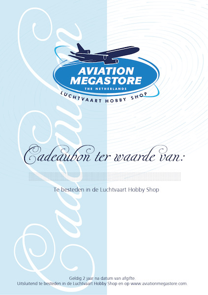 Luchtvaart Hobby Shop Cadeaubon ter waarde van 200 euro (Gift Voucher)
