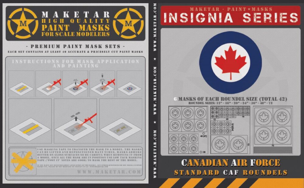 Maketar MM32023 Canadian Air Force roundels (60)