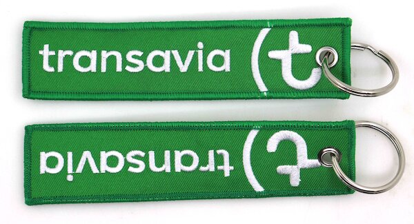 Keyholder with TRANSAVIA on both sides KEY-TRANSAVIA