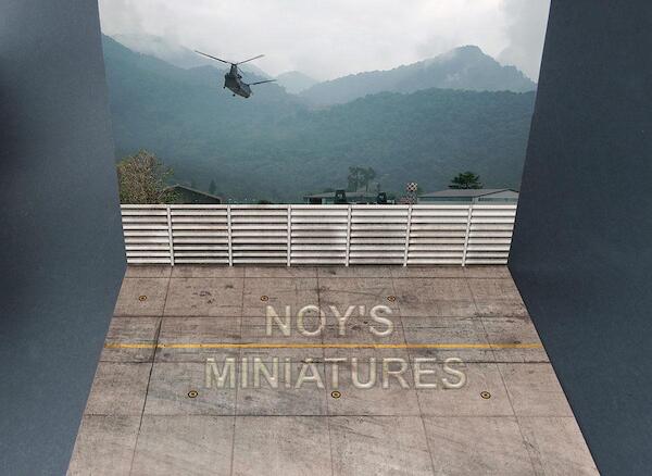 South East Asia (SEA) Airfield set with Backdrop. 144014