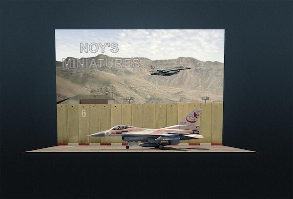 Airbase Tarmac sheet IDF/AF Airbase set V1 with concrete wall 320191