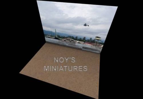 Airbase Tarmac sheet South East Asia (SEA) 3D Helicopter set ground plate base 320202