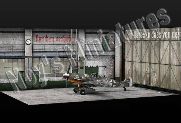 Airbase Tarmac Sheet: WWII Luftwaffe Fighter Hangar (Inside) 3237