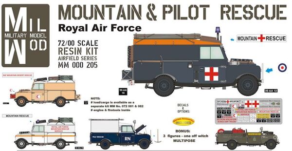 Land Rover Srs 1 107 inch, Pilot rescue (RAF Mountain Rescue) MM000-205