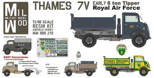 Thames 7V Early 6 ton Tipper (RAF) MM000-210