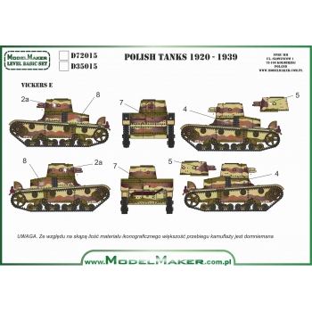 Polish Tanks 1920-1939  MMD-72015