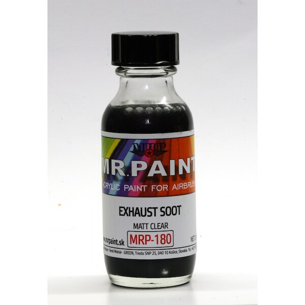 Exhaust soot Matt Clear (30ml Bottle) MRP-180